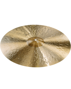 Paiste Signature Traditionals series 22-inch Light Ride cymbal forged from proprietary Signature Bronze alloy featuring a dark, trashy, sparkling character and soft buttery feel