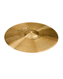 Paiste 2002 Series 16-inch Mellow Crash cymbal crafted from CuSn8 bronze featuring a warm attack and soft feel