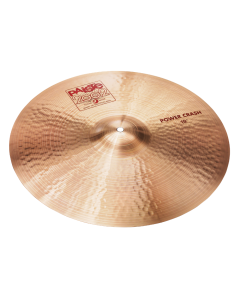 Paiste 2002 Series 19-inch power crash cymbal crafted from heavy CuSn8 bronze alloy featuring a brilliant finish