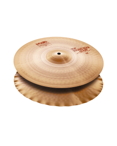 Paiste 2002 Series 14-inch Sound Edge Hi-Hat cymbal pair featuring the patented wavy bottom design for a crisp chick sound and bright open tone