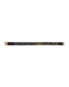 Pearl 40" Hand-Painted Bamboo Rainstick - Hidden Spirit