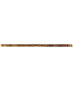 Pearl PBRSB60694 60-inch natural bamboo rainstick featuring #694 Rhythm Water burned finish artwork design