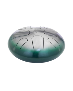 Pearl Awakening Series 8-Note A Minor Steel Tongue Drum - Green Burst