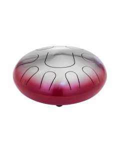 Pearl Awakening Series 9-Note C Major Steel Tongue Drum - Crimson Burst