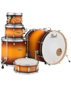 Pearl Decade Maple DMP925SP/C 5-piece shell pack Classic Satin Amburst with 22-inch bass drum, toms, floor tom and snare drum