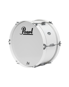 Pearl 14x8 Junior Marching Bass Drum with MCH-20B carrier, lightweight student marching percussion instrument for school bands and training