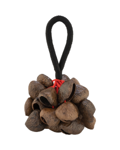 Pearl Pangi Nut Shaker with Rope Handle