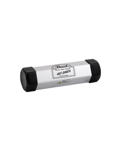 Pearl PGA-32 7.5-inch long aluminum hexagonal Ganza hand shaker for Brazilian and Latin percussion