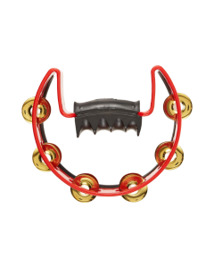 Pearl PTM-50BHR Ultra Grip mountable hand tambourine with brass jingles and Jingle Control muting system