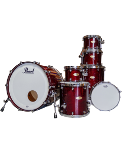 Pearl Reference One RF1P924XESPS/C #100 Wine Red 7-piece premium shell pack with bass drum, toms, floor toms and snare