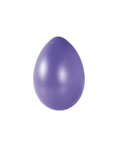 LP purple plastic egg shaker percussion instrument with lightweight handheld design for rhythm practice and live music performance