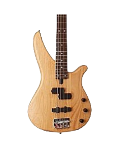 Yamaha RBX270J 4-string electric bass guitar in Natural Satin finish with dual pickups for versatile bass performance and studio practice