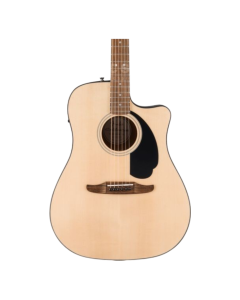 Fender California Debut Redondo CE acoustic-electric guitar natural finish with spruce top and black pickguard
