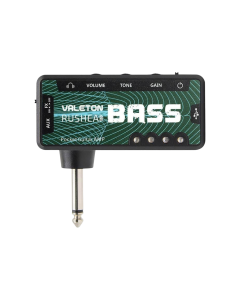 Valeton RH-4 Rushead Bass Headphone Amplifier with World-Class Bass Amplifier Models Three-Dial High-Definition Tone Shaping Switchable Chorus and Reverb Effects AUX Input Rechargeable Lithium Battery Up to 5 Hours of Playing and Onboard USB Charging for