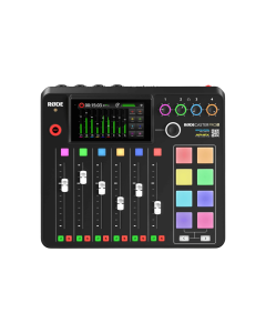 RØDE RØDECaster Pro II integrated audio production studio with touchscreen, faders, smart pads and multitrack recording capabilities
