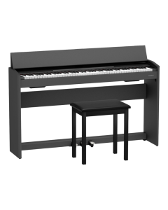 Roland F107 Digital Piano - Satin Black