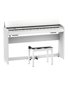Roland F701 Slimline Digital Piano – Clean White