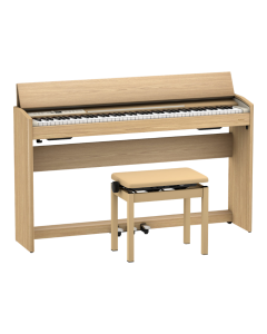 Roland F701 Slimline Digital Piano – Light Oak