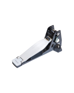 Roland FD-9 ultra-quiet electronic hi-hat controller pedal featuring an integrated link mechanism, spring-tension adjustments, and a sleek metallic footboard.