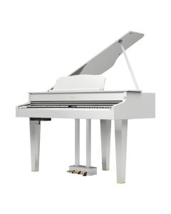 Roland GP607 Digital Mini Grand Piano - Polished White