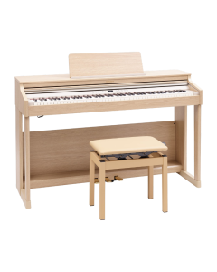 Roland RP701 Digital Piano Light Oak with PHA-4 keyboard and matching bench