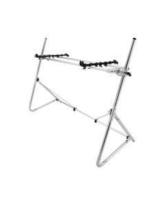 Sequenz Standard-M-SV silver A-frame stand for 73 and 76-key keyboards