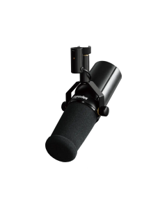 Superlux D421 dynamic broadcast microphone featuring anti-electromagnetic shielding and flat frequency response for studio recording and vocal podcasting