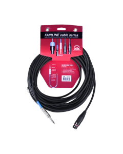 Superlux SFM10FP 10m Microphone Cable - 3-Pin XLR Female to 1/4" TS Male