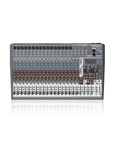 Behringer Eurodesk SX2442FX 24-input analog mixing console with XENYX preamps and built-in effects for live and studio sound mixing