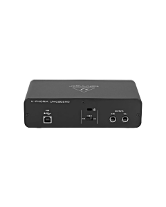 Behringer U-PHORIA UMC202HD USB audio interface with MIDAS preamps for studio recording, podcasting and music production applications
