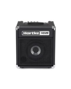 Hartke HD25 25W bass combo amplifier with 8 inch HyDrive speaker for home practice and beginner bass players