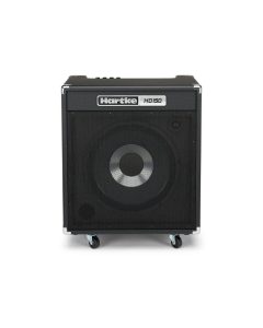 Hartke HD150 150W bass combo amplifier with 15 inch HyDrive speaker for rehearsal and live performance