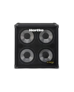 Hartke 410XL 4x10 bass cabinet with aluminum cone speakers for professional stage bass rigs and touring use