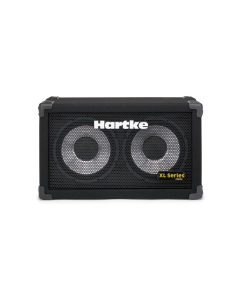 Hartke 210XL 2x10 bass cabinet with aluminum cone speakers for tight punch and classic stage bass tone