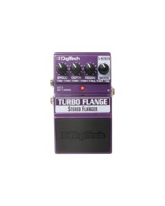 DigiTech XTF Turbo Flange stereo flanger guitar effects pedal top view