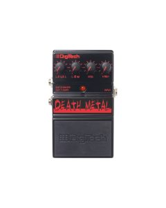 DigiTech DDM Death Metal distortion guitar effects pedal top view