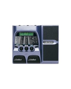 DigiTech BP200 bass modeling multi effects processor with expression pedal front view