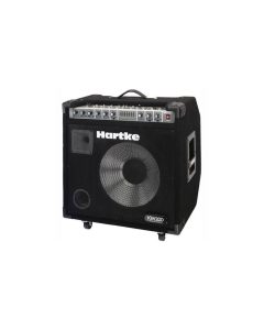 Hartke KM200 200W keyboard monitor amplifier with 15 inch speaker and built-in mixer for stage and studio monitoring