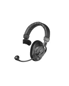 Beyerdynamic DT 280 MK II 250 Ohm single-ear broadcast headset with dynamic microphone for professional studio, radio, and intercom communication