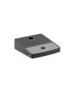 Beyerdynamic Orbis MU 21 wired delegate conference unit with integrated loudspeaker, headphone output, RJ45 connectivity, and modular gooseneck microphone support
