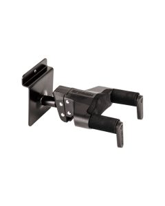 Hercules GSP39SB PLUS AUTO GRIP SYSTEM (AGS) GUITAR HANGER, STEEL WALL MOUNT, SHORT ARM