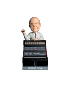 Rupert Neve bobblehead collectible figurine for studio desk decoration and audio engineer gift