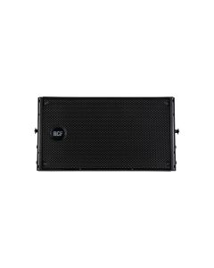 RCF HDL 10-A active line array module with dual 8-inch woofers, 1400W Class-D amplifier, DSP processing, and compact touring design for professional live sound