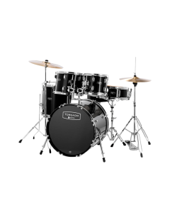 Mapex Tornado TND5044TC-DB acoustic drum kit 5 piece set black finish 20 inch bass drum full set