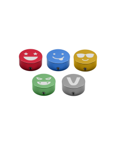 Valeton VFC-1 Footswitch Caps 5-Piece Set with Comfortable Grip and Improved Visibility for Compatible Guitar Effects Pedals Multi-Effects Processors Pedalboards and Live Performance Footswitch Control
