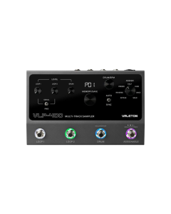Valeton VLP-400 Dual Track Looper and Drum Machine with Independent Loop Tracks 198 Drum Rhythms 99 Loop Memories MIDI Sync USB Connectivity High Quality Stereo Recording and Flexible Loop Controls for Guitar Bass Live Performance Songwriting Practice and