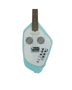 VOX Apache II Electric Guitar with Built-In Amplifier & Drum Machine – Seafoam Blue