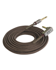 Vox Class A acoustic guitar instrument cable featuring heavy-duty gold-plated 1/4-inch jack connectors and premium braided shield.