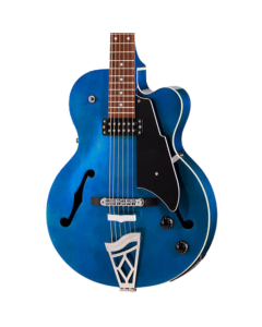 Vox Giulietta VGA-3D Archtop Electric Guitar - Trans Blue