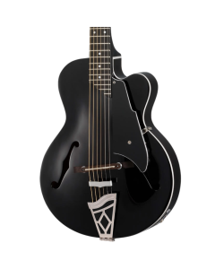 Vox Giulietta VGA-3PS Archtop Electric Guitar - Trans Black